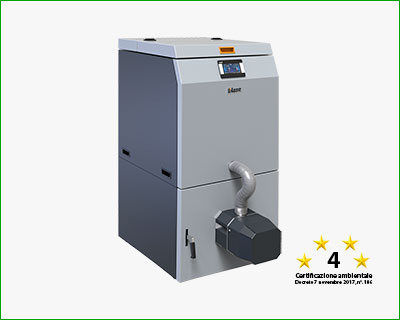 BLAZE HARMONY - Caldaia a pellet automatica ROTARY PELL COMPACT